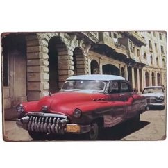 Ceduľa Red Car
