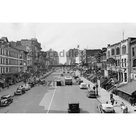 Znak 86th Street w Nowym Jorku z lat 30. XX wieku Znak 86th Street w Nowym Jorku z lat 30. XX wieku