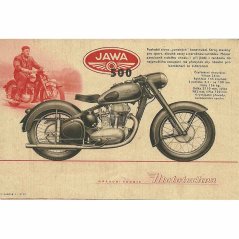 Ceduľa JAWA 500 Ceduľa JAWA 500