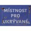 Cedule Místnost Pro Ukrývané