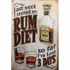 Ceduľa Rum Diet