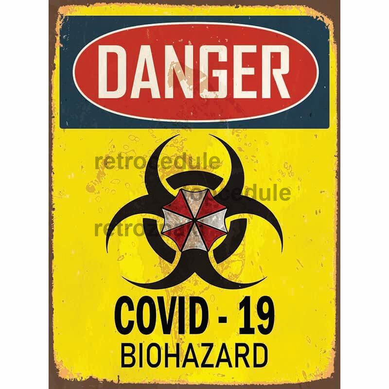 Znak Covid - 19 - Biološka nevarnost