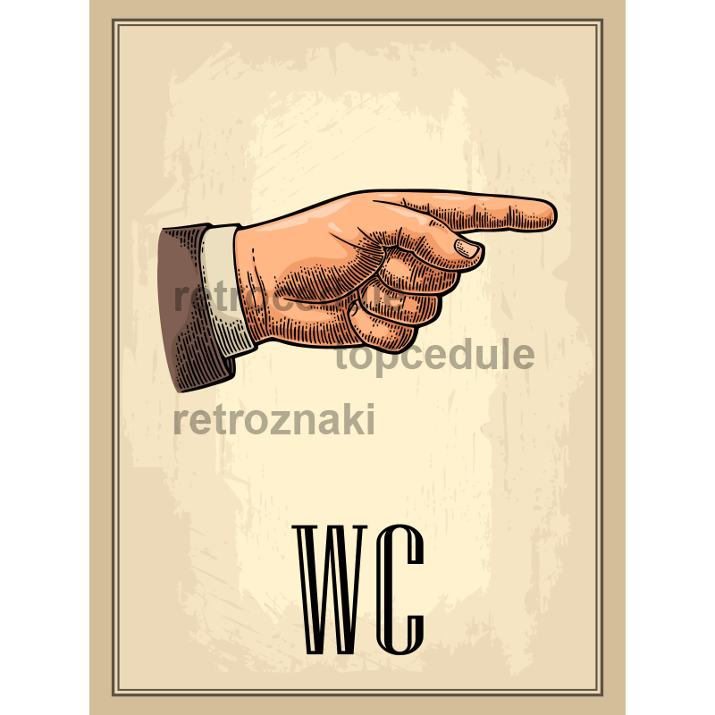 Restauracja Sign - WC po prawej