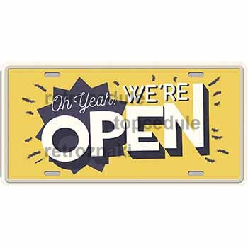 Znak blagovne znamke We Are Open