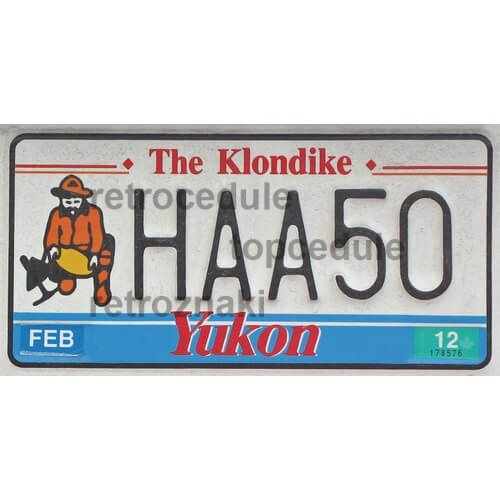 Cedule značka Yukon The Klondike