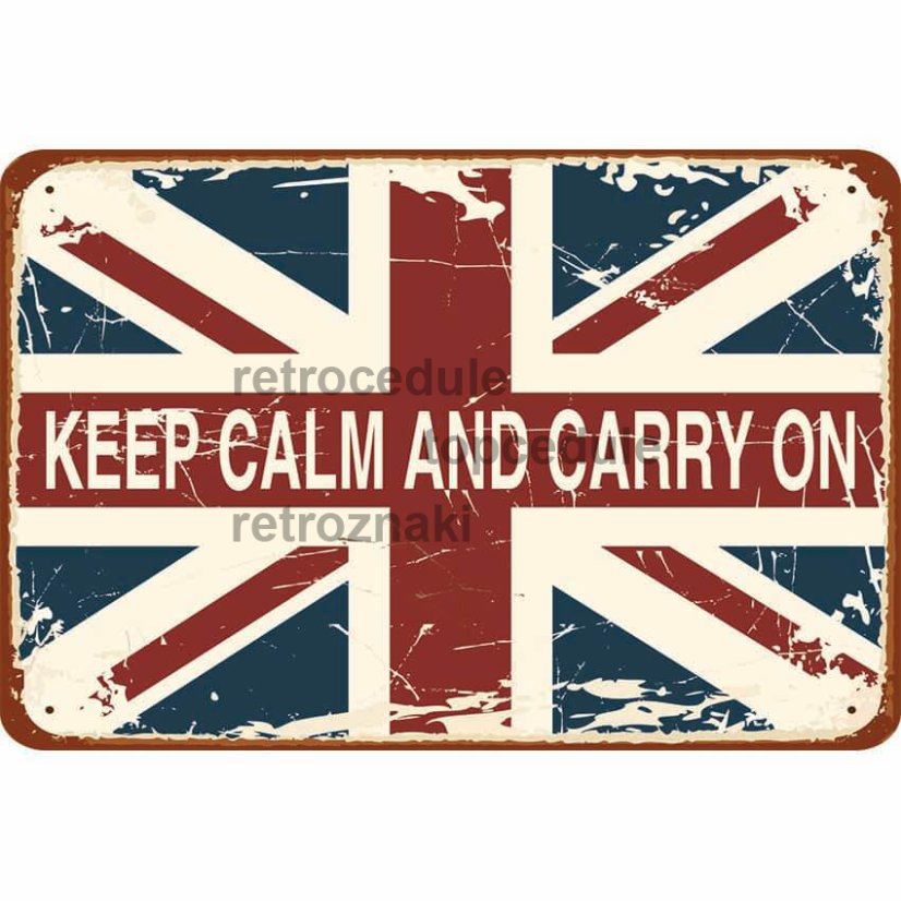 Zachowaj spokój i kontynuuj znak Zachowaj spokój i kontynuuj znak