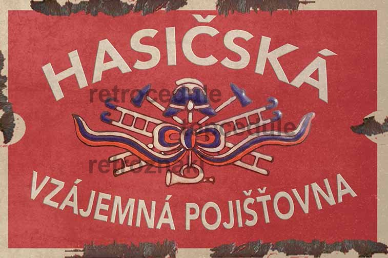 Ceduľa Hasičská vzájemná pojišťovna Ceduľa Hasičská vzájemná pojišťovna