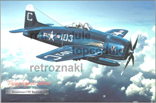 Ceduľa Lietadlo Grumman F8F Bearcat