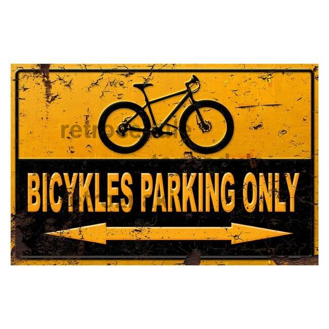 Cedule Parking – Bicykles parking only