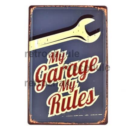 Znak Moja garaža Moja pravila