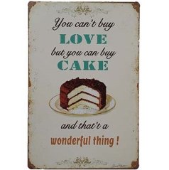 Ceduľa Love Cake