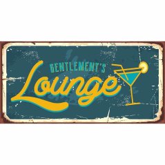 Ceduľa Gentlement´s Lounge
