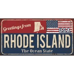 Ceduľa značka Rhode Island