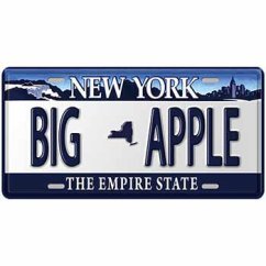 Znak New York Big Apple Znak New York Big Apple