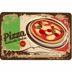 Ceduľa Restaurant Menu Pizza