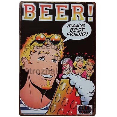 Ceduľa Beer - Mans Best Friend Ceduľa Beer - Mans Best Friend