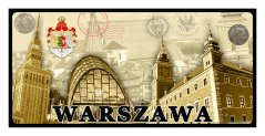 Ceduľa Mesto Warshawa 2