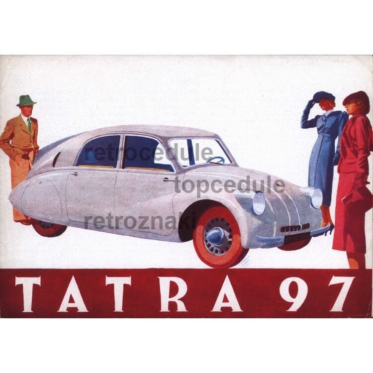 Tátra 97 autótábla