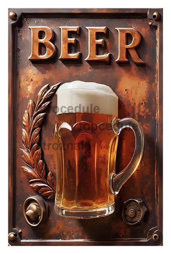 Opozorilni znak Beer glass