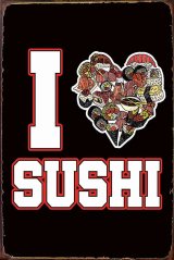 Ceduľa I Love Sushi