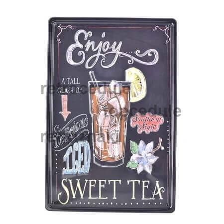 Ciesz się znakiem słodkiej herbaty