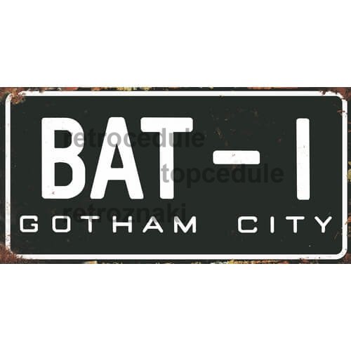 815 cedula usa znacka Bat gotham city