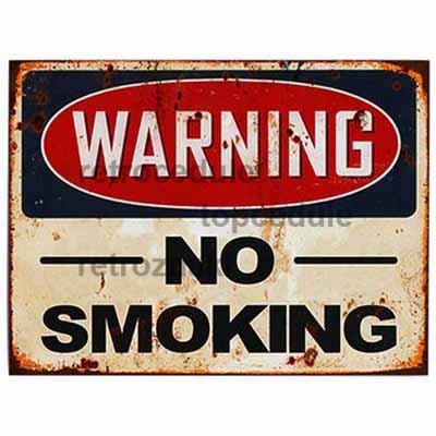 Ostrzeżenie - znak zakazu palenia