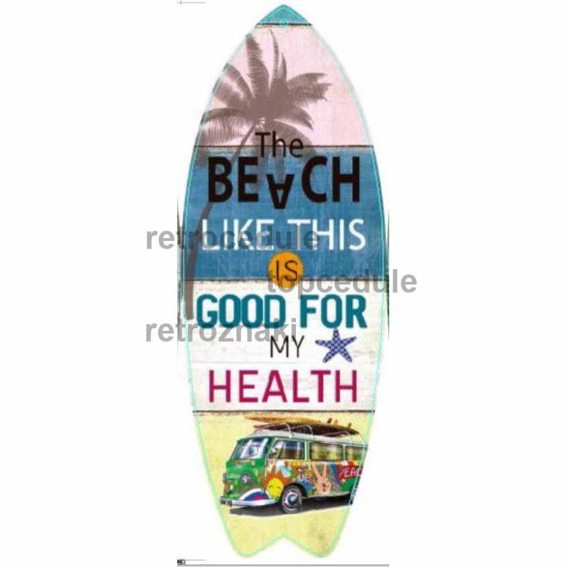 Drewniany znak plaży surfingowej Drewniany znak plaży surfingowej
