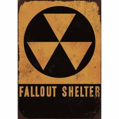 Ceduľa Fallout Shelter Ceduľa Fallout Shelter
