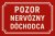 Plechová ceduľa Pozor nervózny dôchodca