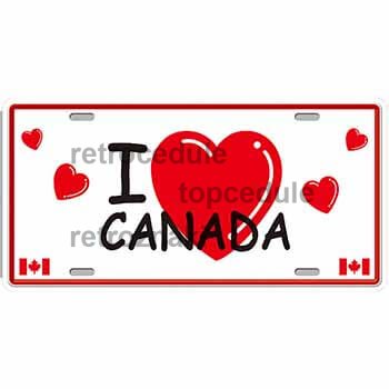Cedule I Love Canada