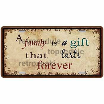 Ceduľa A family is a gift Ceduľa A family is a gift