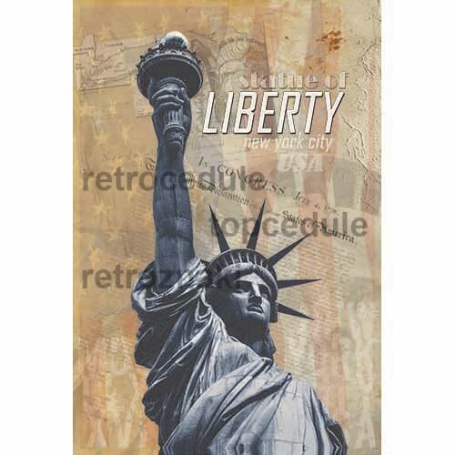 Znak Kip svobode - USA Liberty