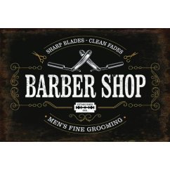 Ceduľa Barber Shop