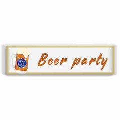 Ceduľa Beer Party