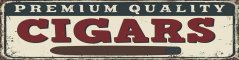 Ceduľa Cigars Premium Quality