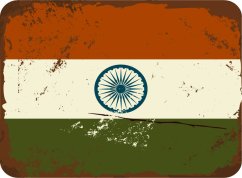 Znak flagi Indii