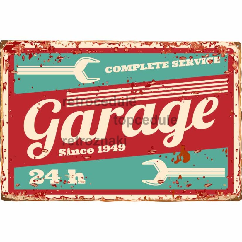 Garažni znak Popoln servis Garažni znak Popoln servis