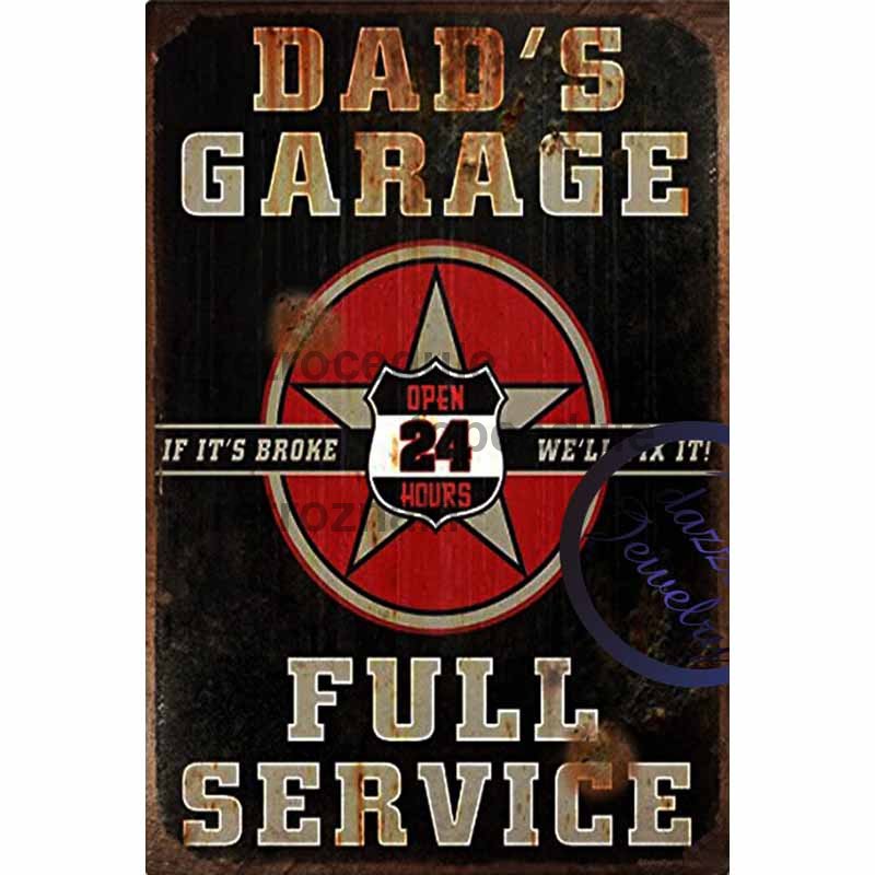 Znak Dads Garage Full Service