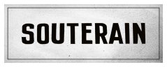 Ceduľa Souterain  - Retro plechové cedule