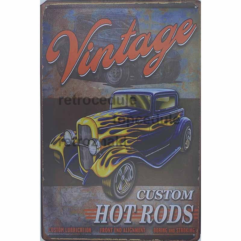 Vintage znak Hot Rods