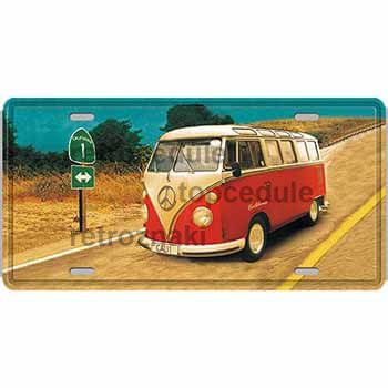 Cedule červená dodávka