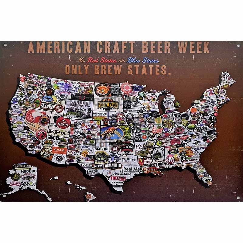 Ceduľa USA American Craft Beer Week