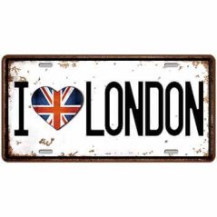 Ceduľa I love London Ceduľa I love London