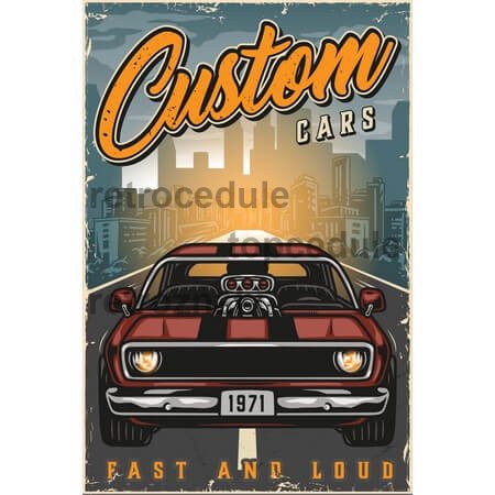 Wyścigi - znak samochodów niestandardowych Wyścigi - znak samochodów niestandardowych