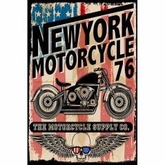 p252 cedula New York Motorcycle 76