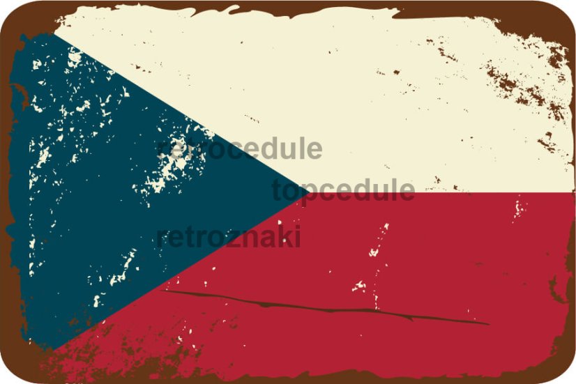 Cseh zászló jele