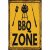Ceduľa BBQ Zone