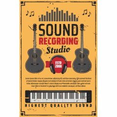 Ceduľa Sound Recording Studio Ceduľa Sound Recording Studio