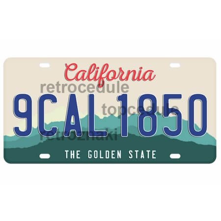 Ceduľa California - The Gold State